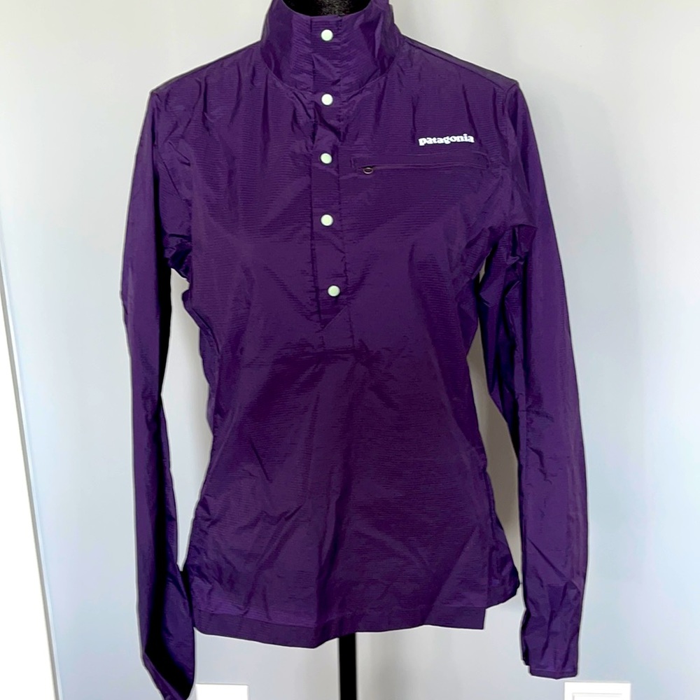 Patagonia Women's Purple Pullover Windbreaker
